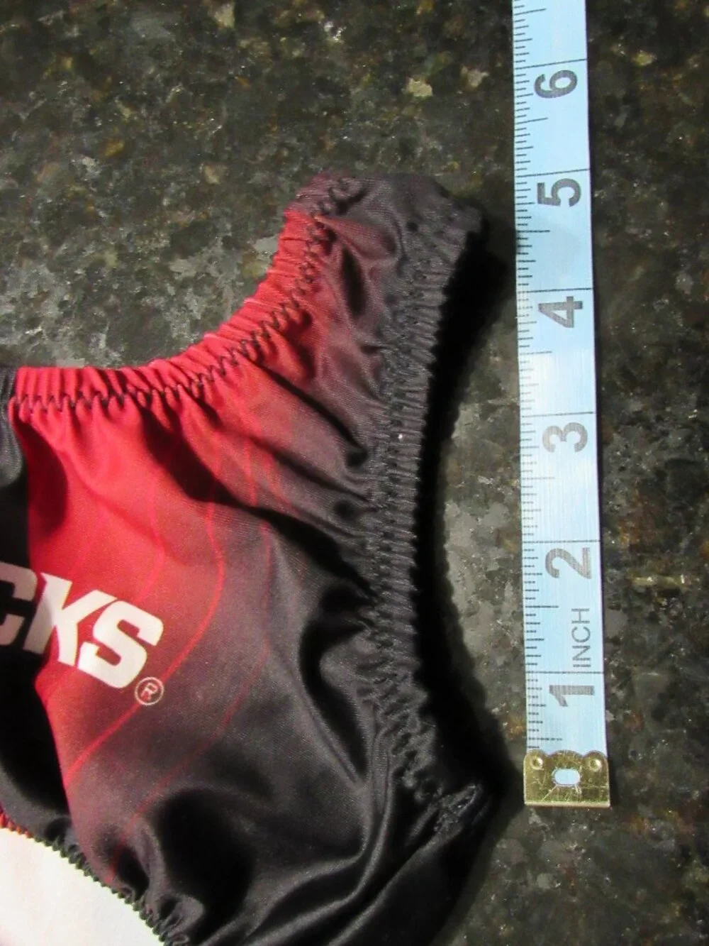University of Arkansas Razorbacks Youth Red Black White Gymnastic Foxy's Leotard
